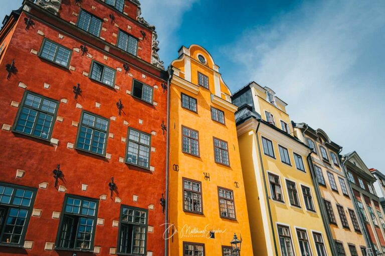 Häuserfassade in Gamla Stan, Stockholm