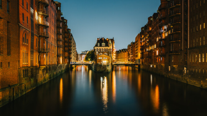 Wasserschloss in der Speicherstadt, Hamburg