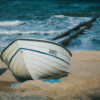 Kleines Fischerboot in Ahrenshoop